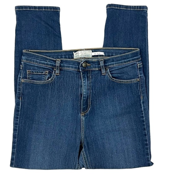 FREE People Hi Rise Dark Wash Stretch Skinny Jeans Size 31 - Picture 5 of 16